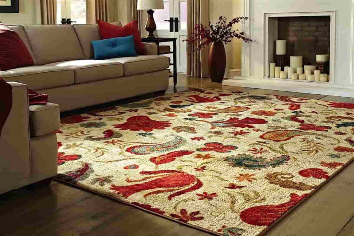 Embossed flowers Persian carpets