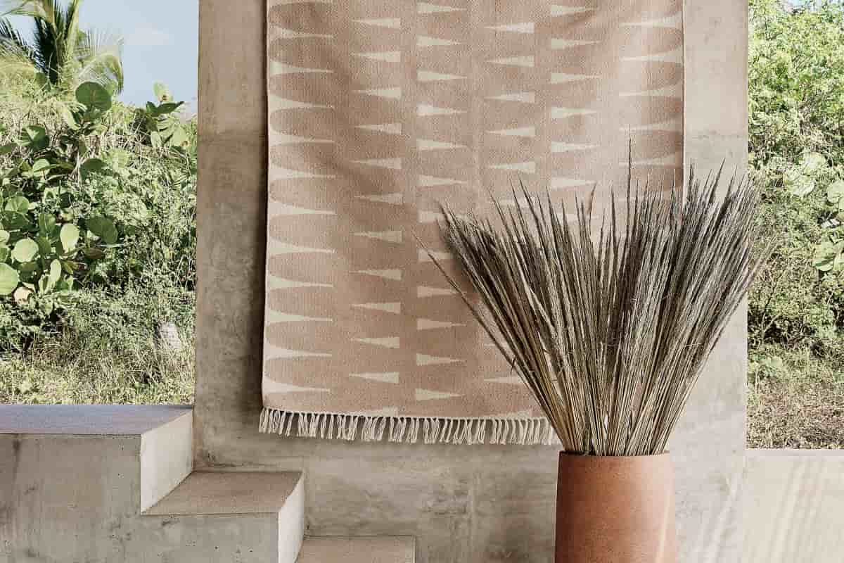  Noa Gabbeh; Handwoven Wool Material 2 Designs Simple Geometric 