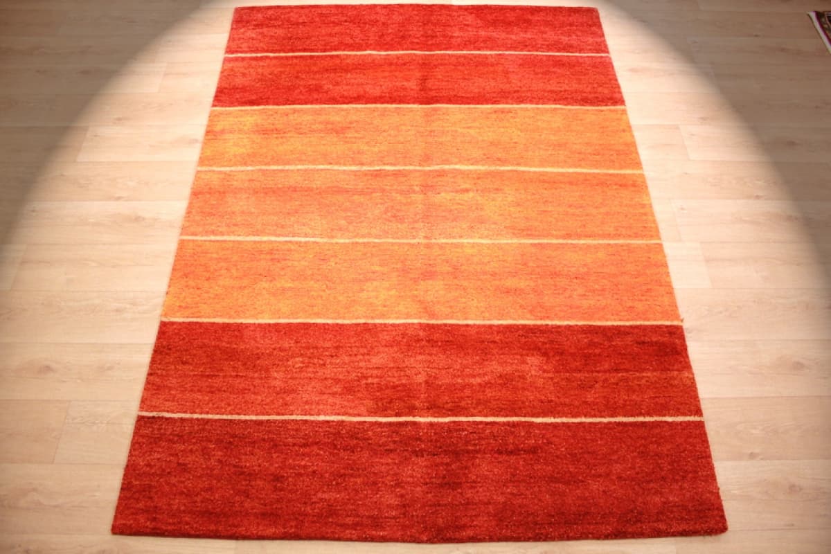  Striped Gabbeh Rug (Carpet) Simple Primitive Patterns Handmade Durable 