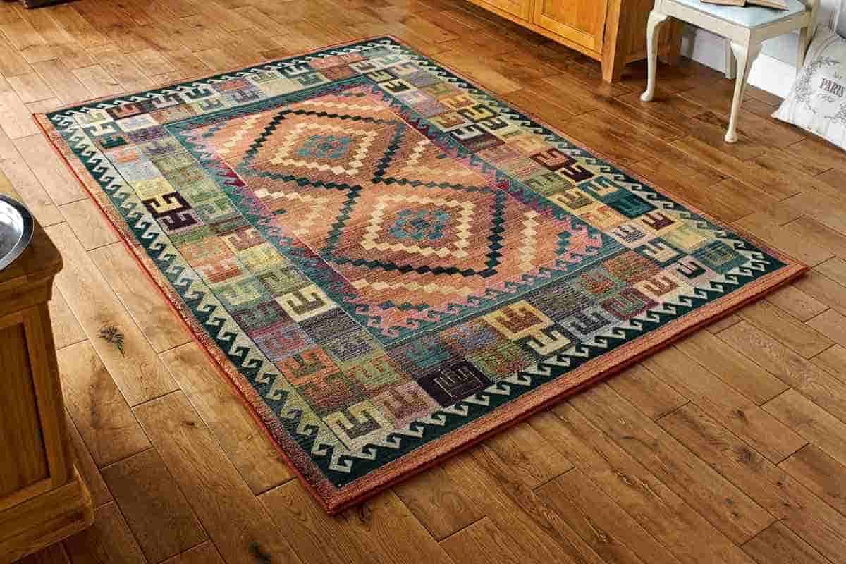  Bosnian Kilim; Classic Design 2 Patterns Floral Decorative Motifs Discoloration Resistant 